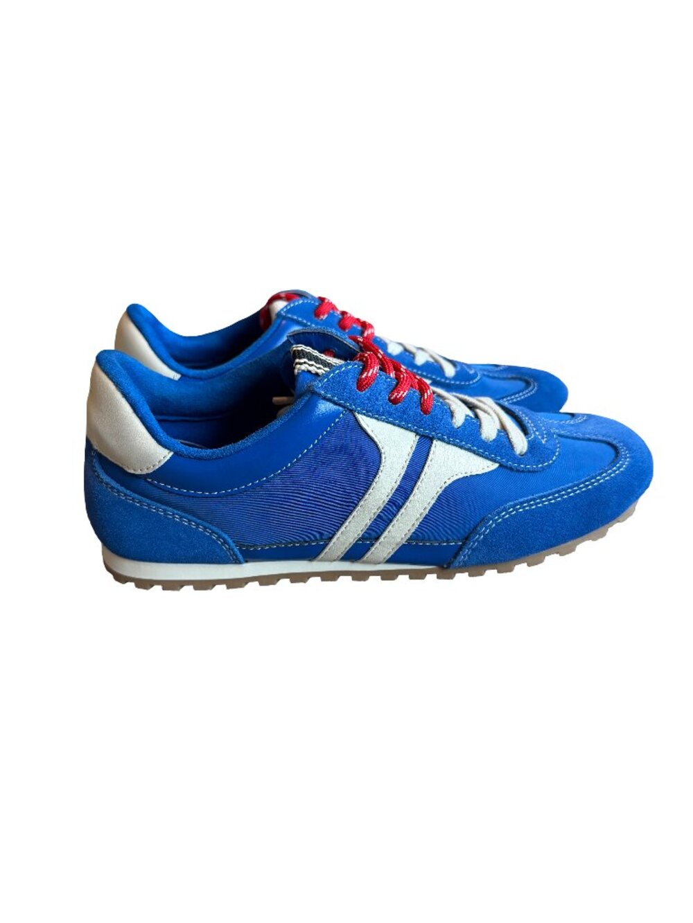 Shu Shop Sarah Sneakers Tennis Shoes Athletic 400 Blue Lace-Up Size 8 NIB NEW